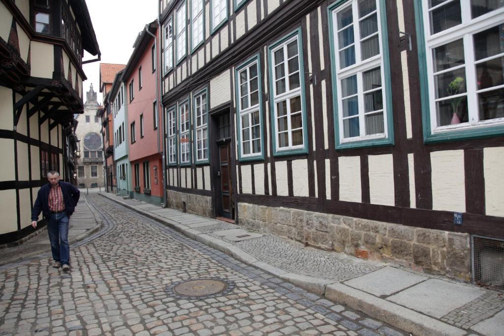 Ferienwohnung Im Stieg 4 Кведлинбург Экстерьер фото